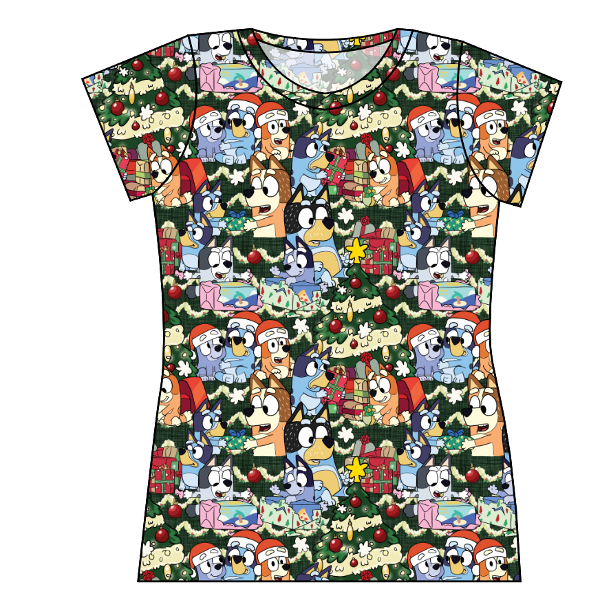 Verandah Santa Ladies' Basic Tee