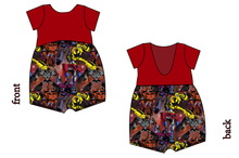 Load image into Gallery viewer, Robots in Disguise Low Back Romper and Bubble Romper