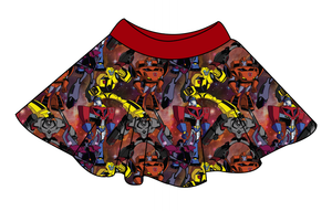 Robots in Disguise Circle Skirt