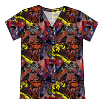 Load image into Gallery viewer, Robots in Disguise Ladies&#39; Slouchy V-Neck Tee