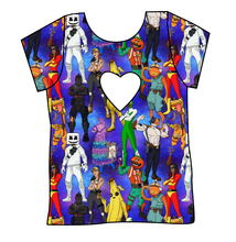 Load image into Gallery viewer, Dub Squad Cambria Heart Back Tee
