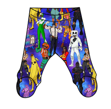 Load image into Gallery viewer, Dub Squad Newborn Footed Pants
