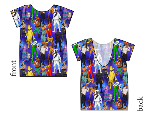 Dub Squad Low Back Ballerina Tee