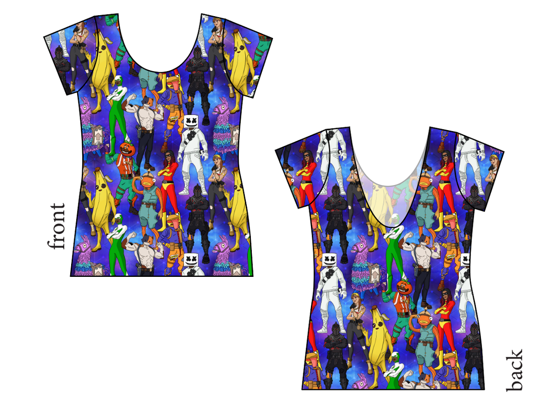 Dub Squad Ladies' Low Back Ballerina Tee