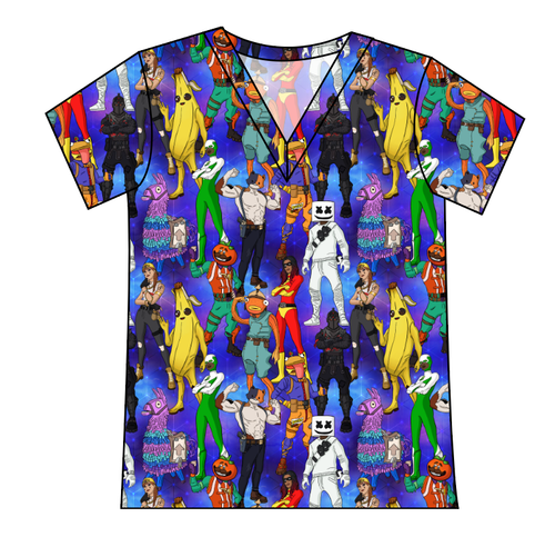 Dub Squad Ladies' Slouchy V-Neck Tee