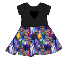 Load image into Gallery viewer, Dub Squad Molly Heart Back Twirly Dress