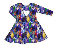 Load image into Gallery viewer, Dub Squad Molly Heart Back Twirly Dress