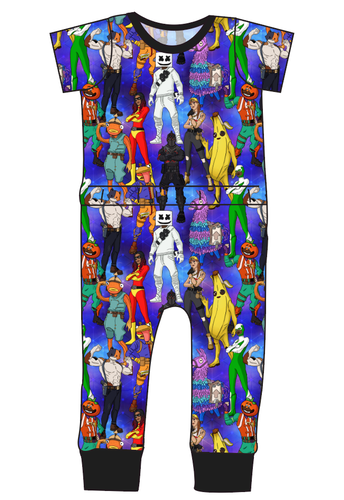 Dub Squad Bennett Pants and Shorts Length T-Shirt Romper