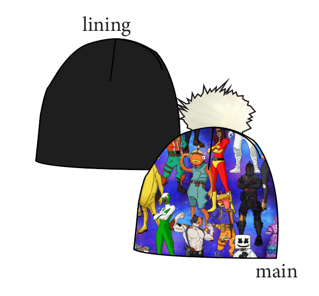 Dub Squad Slouchy Beanie (Reversible!)