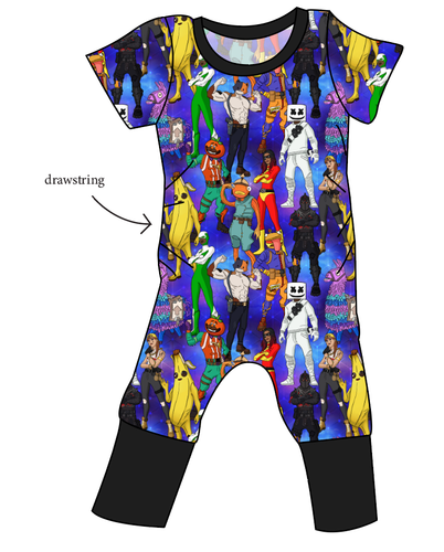 Dub Squad Grow With Me Pants And Shorts Romper