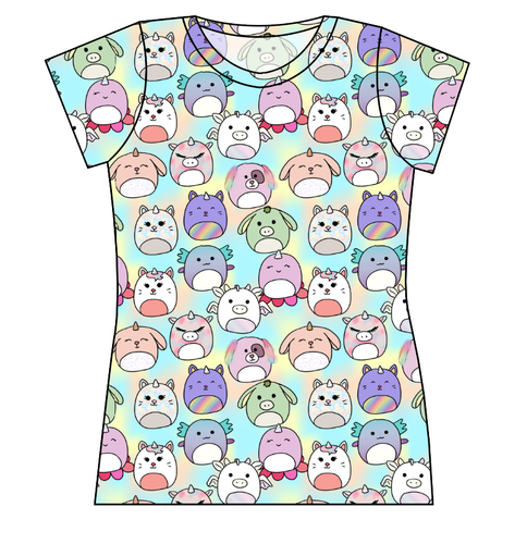 Mythical Squish Friends Ladies' Basic Tee