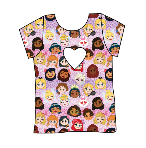 Girl Power Cambria Heart Back Tee