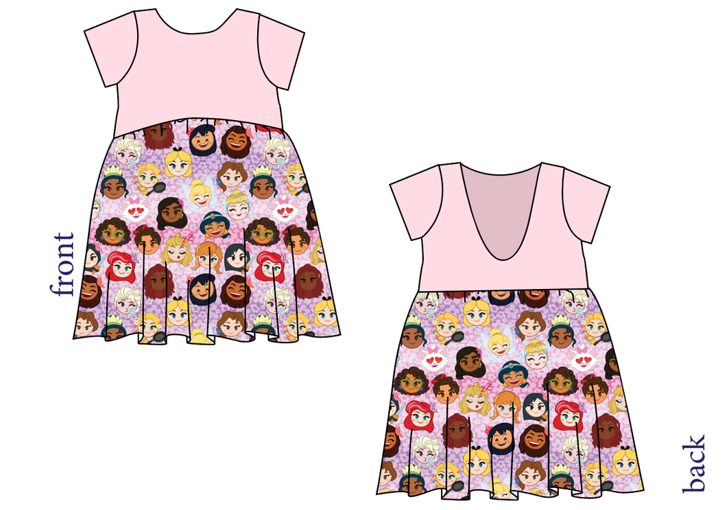 Girl Power Low Back Dress