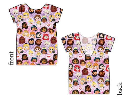 Girl Power Low Back Ballerina Tee