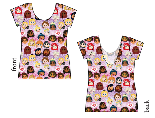 Girl Power Ladies' Low Back Ballerina Tee