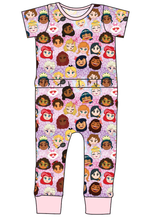 Load image into Gallery viewer, Girl Power Bennett Pants and Shorts Length T-Shirt Romper