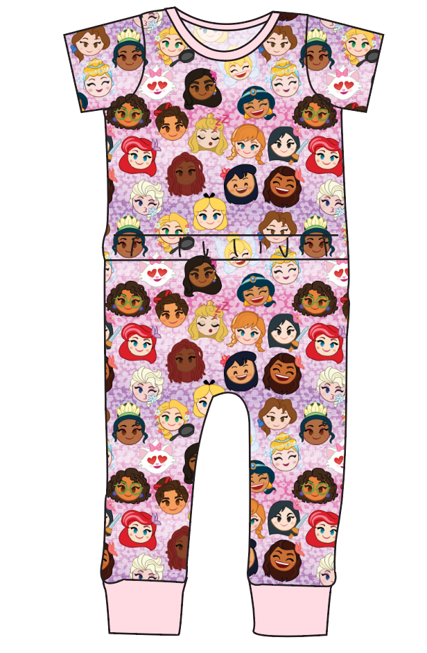 Girl Power Bennett Pants and Shorts Length T-Shirt Romper