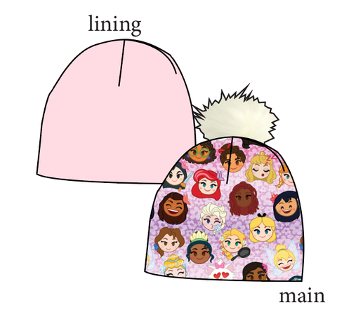 Girl Power Slouchy Beanie (Reversible!)