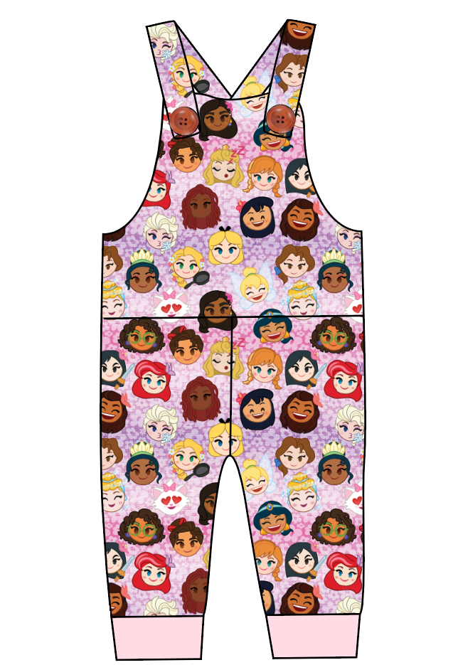 Girl Power Overalls and Shortalls