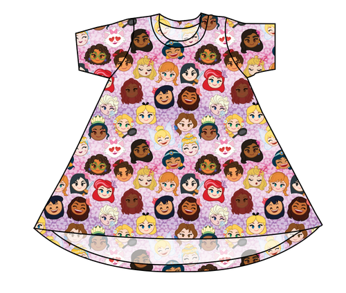 Girl Power Basic T-Shirt Dress