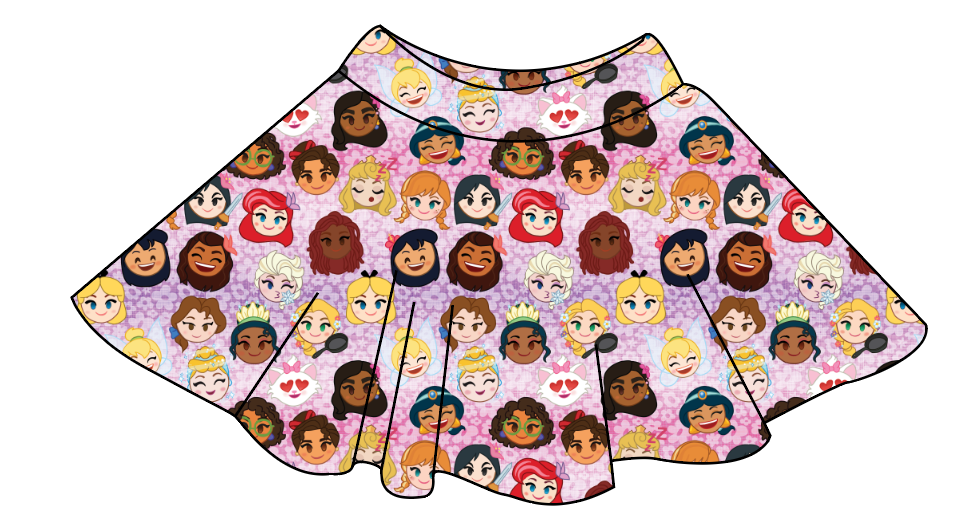 Girl Power Ladies' Circle Skirt