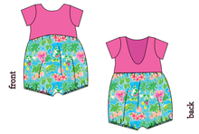 Load image into Gallery viewer, Neon Mouse Ears Low Back Romper and Bubble Romper