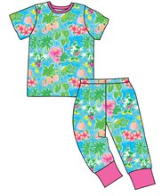 Load image into Gallery viewer, Neon Mouse Ears Basic Loungewear Set