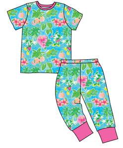 Neon Mouse Ears Basic Loungewear Set