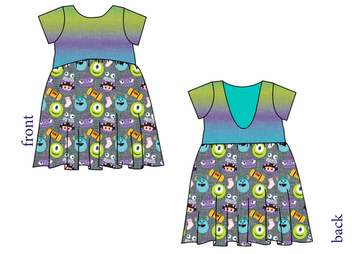 Scare Squad Low Back Dress