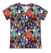 Load image into Gallery viewer, Animation Station Ladies&#39; Slouchy V-Neck Tee