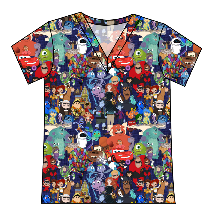 Animation Station Ladies' Slouchy V-Neck Tee