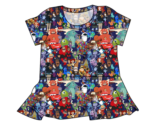 Animation Station Ladies' Peplum Top