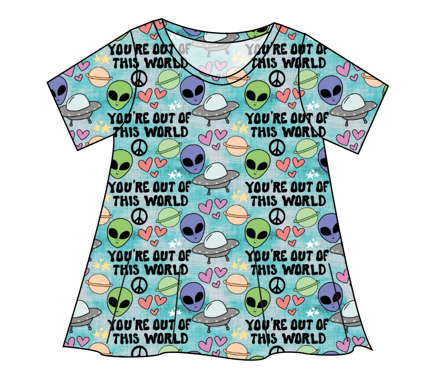 You're Out Of This World Ladies' Swing Tee