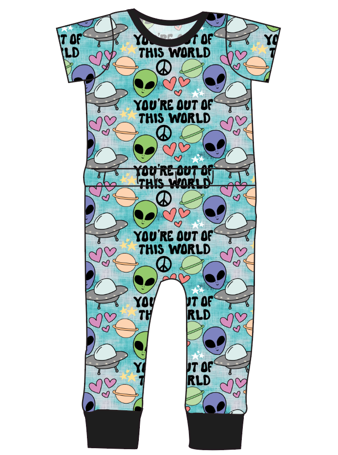 You're Out Of This World Bennett Pants and Shorts Length T-Shirt Romper