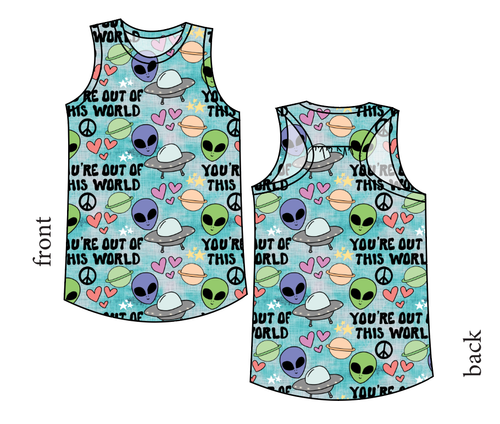 You're Out Of This World Summer Tank