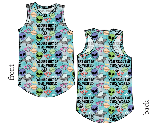 You're Out Of This World Ladies' Summer Tank