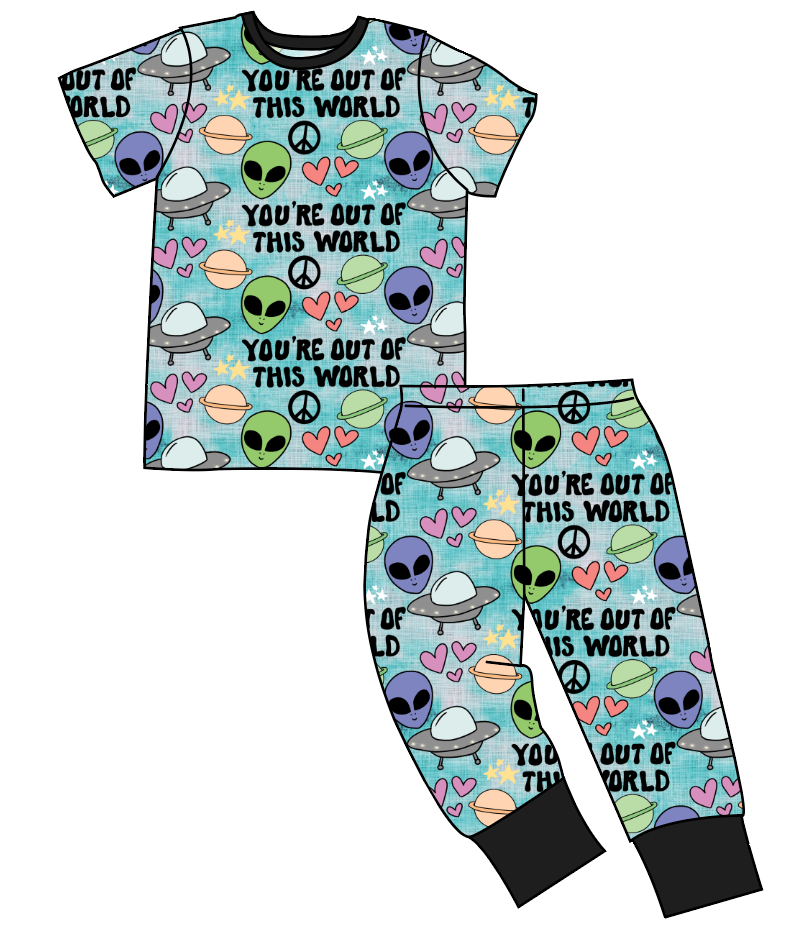 You're Out Of This World Basic Loungewear Set