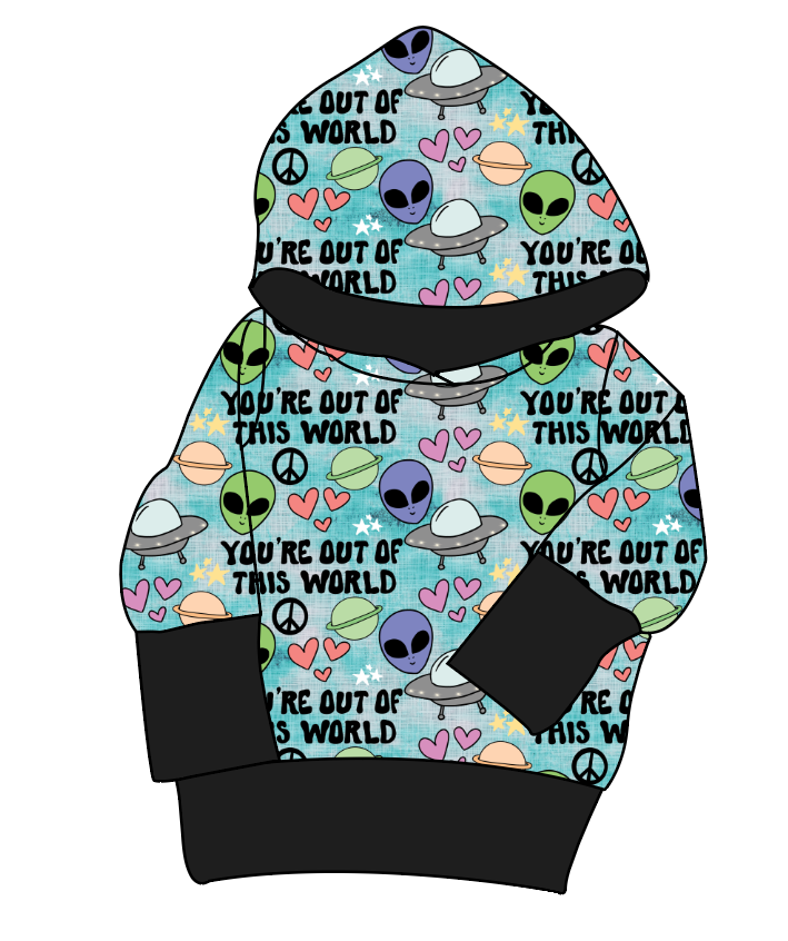 You're Out Of This World Grow With Me Hoodie (or Crewneck)