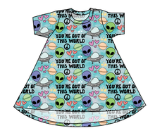 Load image into Gallery viewer, You&#39;re Out Of This World Basic T-Shirt Dress