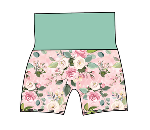 Perfectly Pastel Floral Grow With Me Pants And Shorts