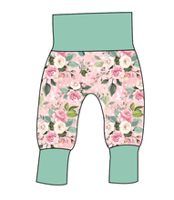 Load image into Gallery viewer, Perfectly Pastel Floral Grow With Me Pants And Shorts