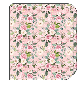 Perfectly Pastel Floral Swaddle Blanket