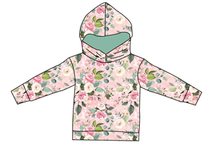 Perfectly Pastel Floral Oversized Hoodie