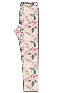 Perfectly Pastel Floral Ladies' Lounge Leggings