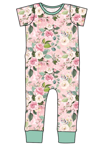 Perfectly Pastel Floral Emmett Pants And Shorts T-Shirt Romper