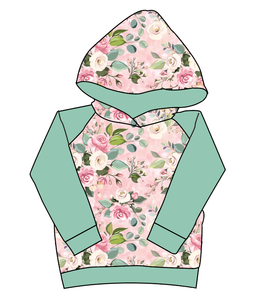 Perfectly Pastel Floral Classic Hoodie (or Crewneck)