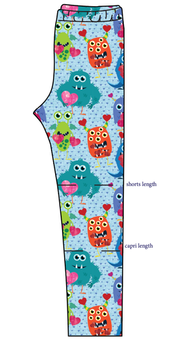 Monster Love Basic Leggings