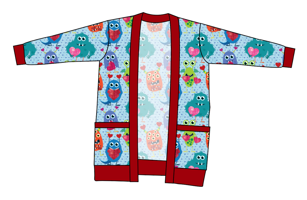 Monster Love Kids Grandpa Cardigan