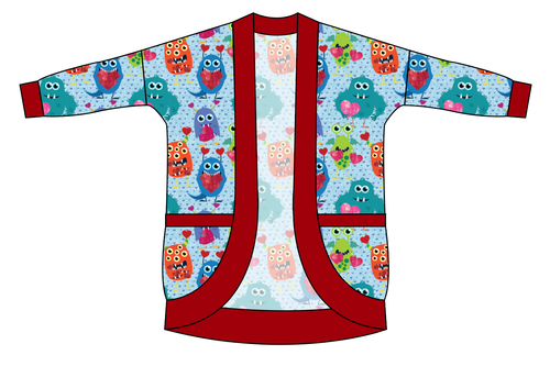 Monster Love Kids Cocoon Cardigan