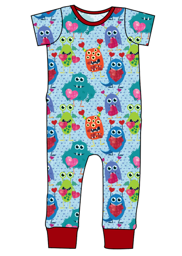 Monster Love Emmett Pants And Shorts T-Shirt Romper